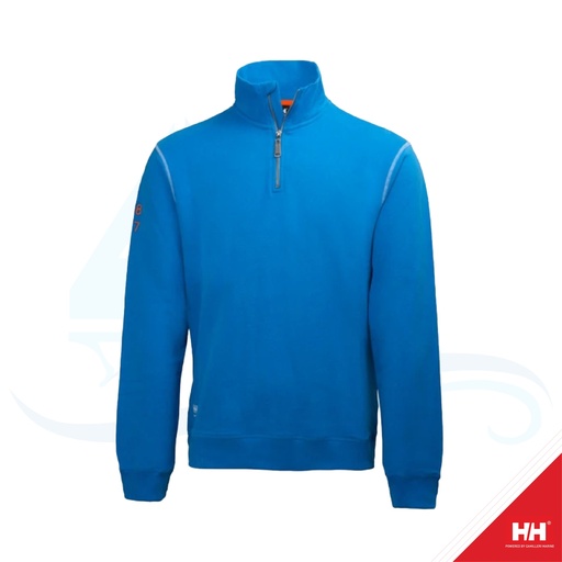 OXFORD HALF ZIP SWEATSHIRT